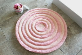 Mijölnir Alfombrilla de Baño Redonda Powder de 90 cm
